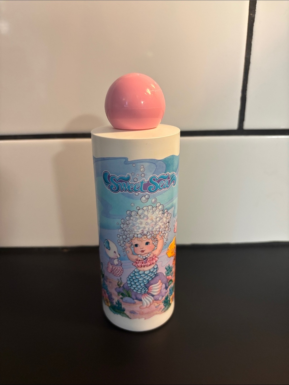 Vintage 1985 Avon x TomySweet Sea Mermaid Bubble Bath Bottle NWT